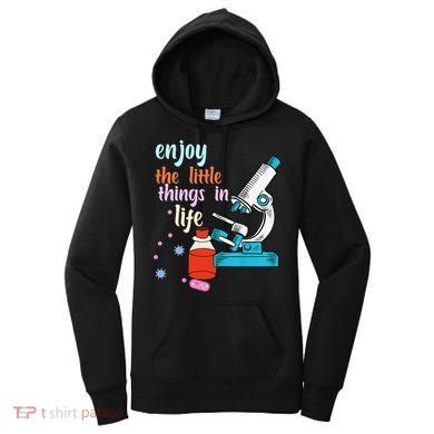 Funny Microscope Microbiologists Biology Nerd Science Lab Women's Hoodie