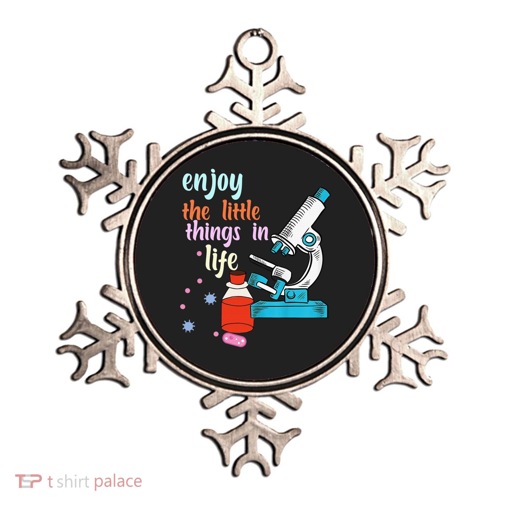Funny Microscope Microbiologists Biology Nerd Science Lab Ornament