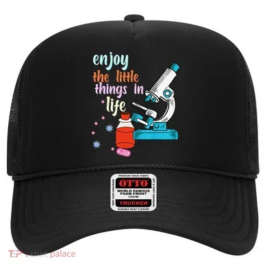 Funny Microscope Microbiologists Biology Nerd Science Lab Hat