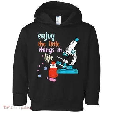 Funny Microscope Microbiologists Biology Nerd Science Lab Toddler Hoodie