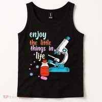 Funny Microscope Microbiologists Biology Nerd Science Lab Tank Top thumb 2