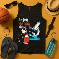 Funny Microscope Microbiologists Biology Nerd Science Lab Tank Top thumb 4