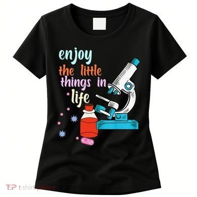 Funny Microscope Microbiologists Biology Nerd Science Lab Women's T-Shirt