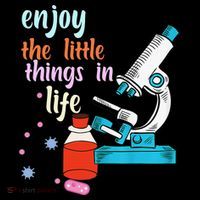 Funny Microscope Microbiologists Biology Nerd Science Lab Women's T-Shirt thumb 6
