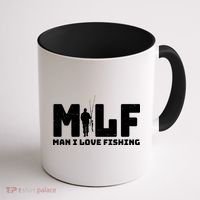 Funny MILF Man I Love Fishing Coffee Mug thumb 1