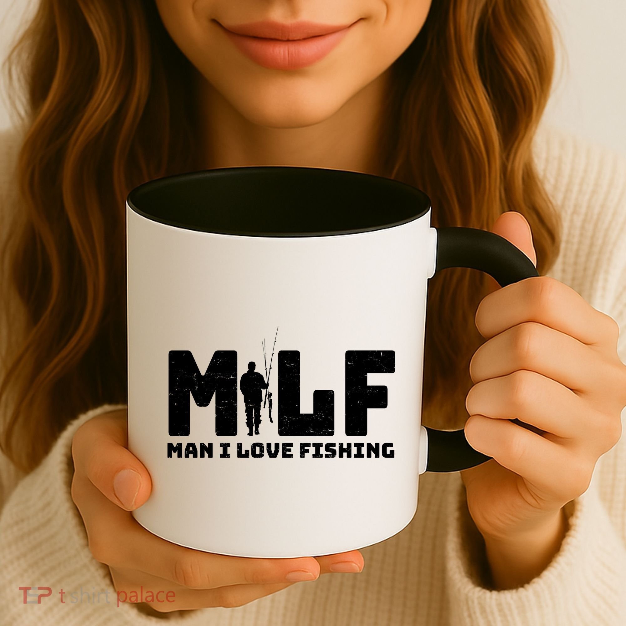 Funny MILF Man I Love Fishing Coffee Mug