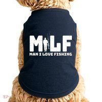 Funny MILF Man I Love Fishing Doggie Tank thumb 0