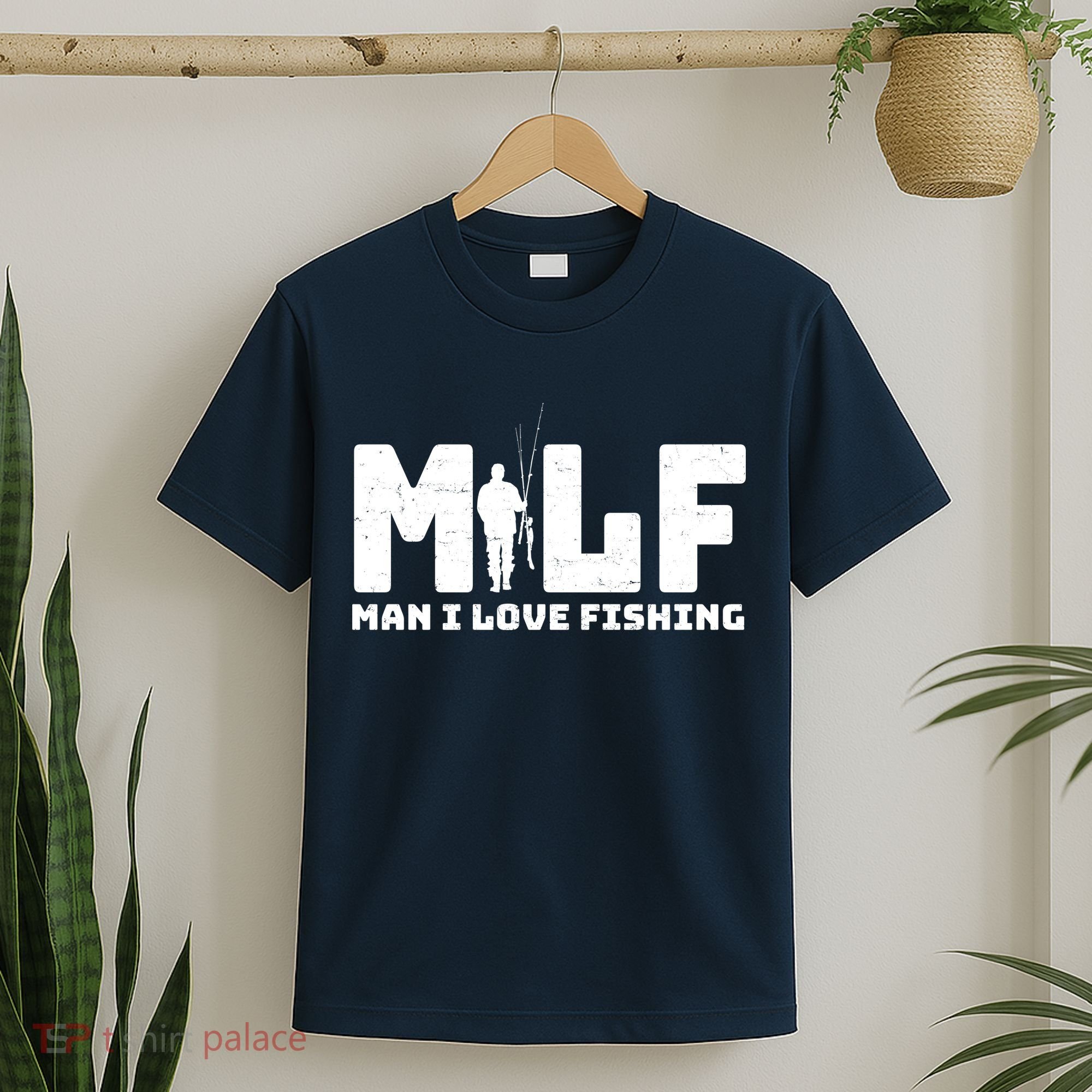 Funny MILF Man I Love Fishing T-Shirt