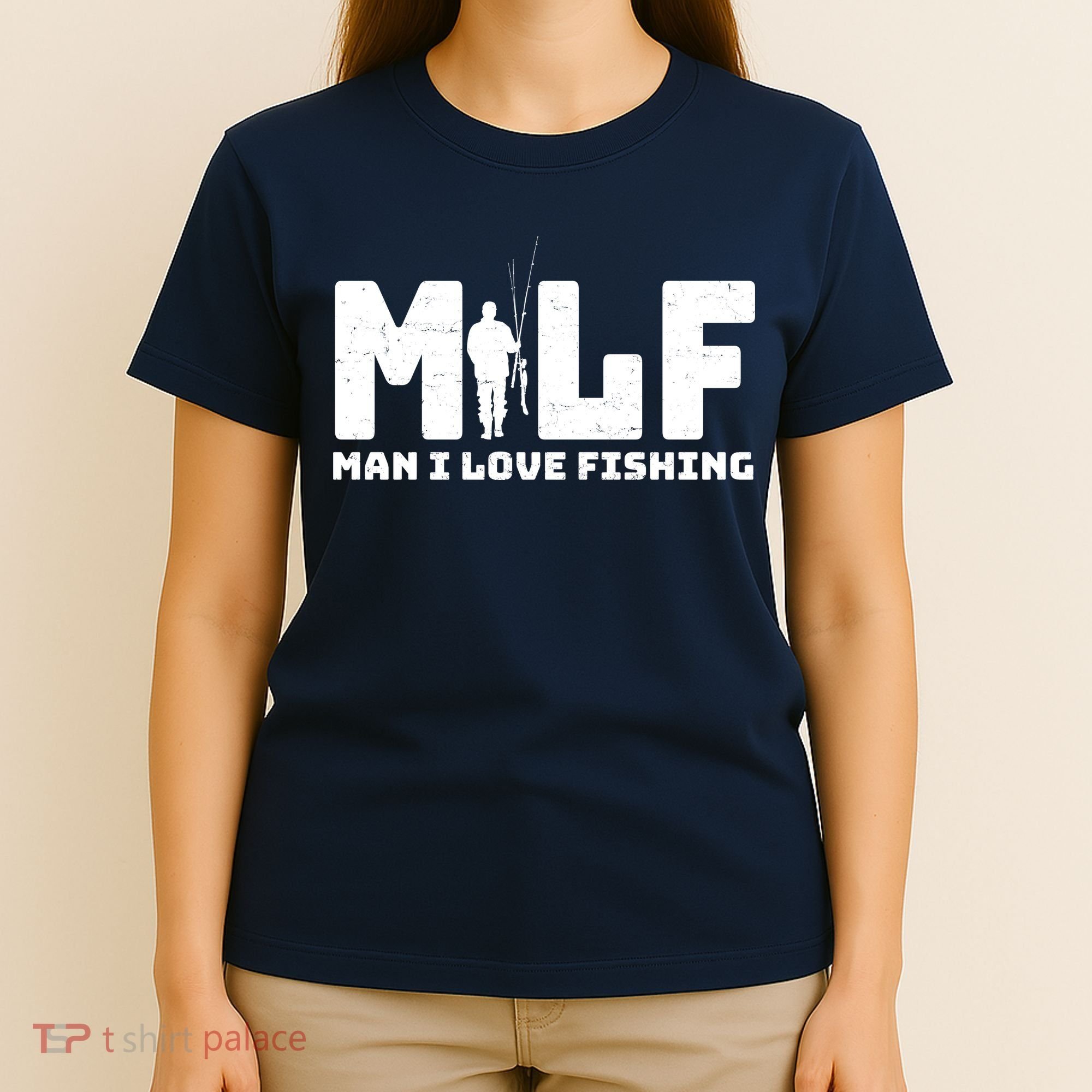 Funny MILF Man I Love Fishing T-Shirt