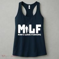 Funny MILF Man I Love Fishing Women's Tank Top thumb 3