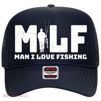 Funny MILF Man I Love Fishing Hat thumb 0