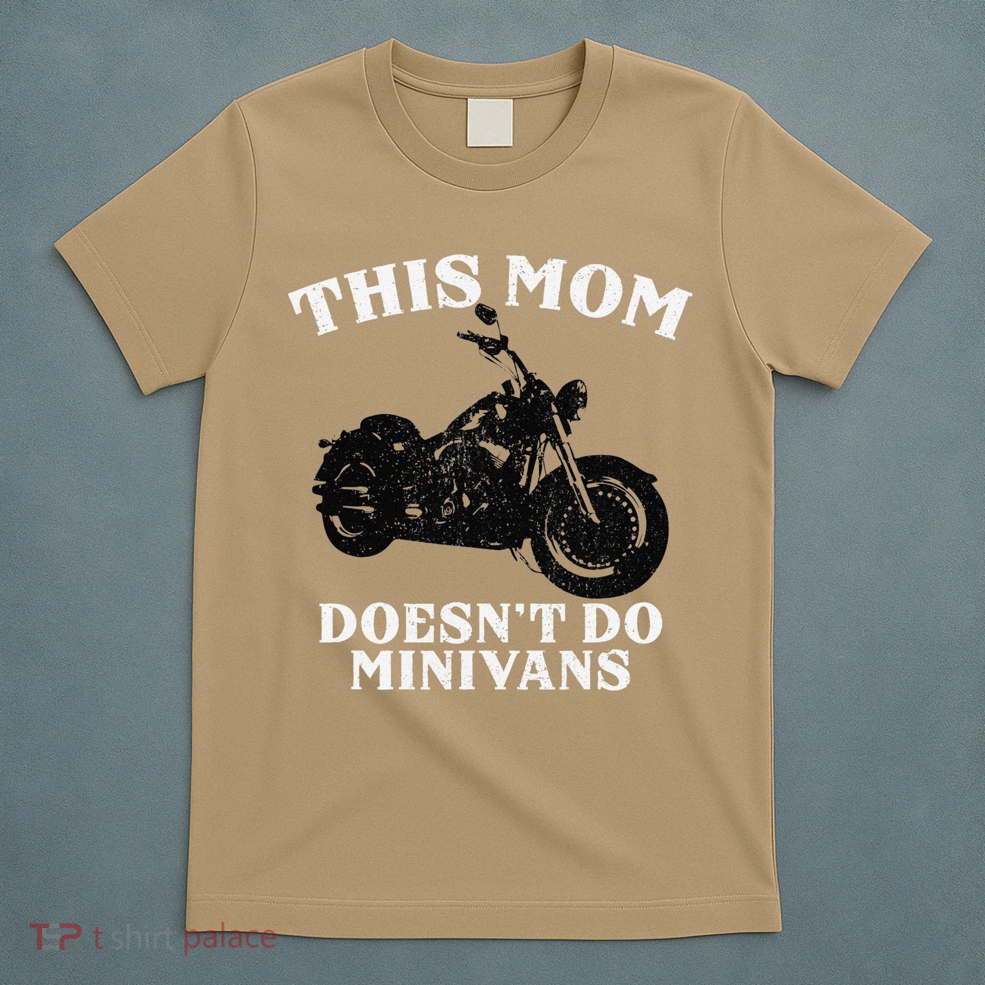 Funny Motorcycle Mom Biker Minivan Mother's Day Motor Bike T-Shirt