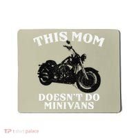 Funny Motorcycle Mom Biker Minivan Mother's Day Motor Bike Mousepad thumb 0