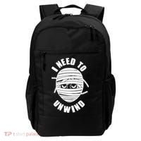 Funny Monster Mummy I Need To Unwind Backpack thumb 0