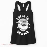 Funny Monster Mummy I Need To Unwind Women's Tank Top thumb 0