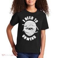 Funny Monster Mummy I Need To Unwind Kids T-Shirt thumb 2