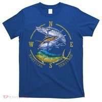 Fish Mahi Mahi Tuna Kingfish Nautical Heritage Fishing Gift T-Shirt thumb 0