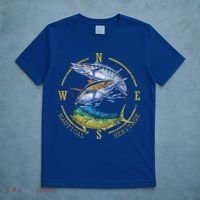 Fish Mahi Mahi Tuna Kingfish Nautical Heritage Fishing Gift T-Shirt thumb 5