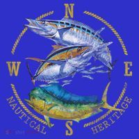 Fish Mahi Mahi Tuna Kingfish Nautical Heritage Fishing Gift T-Shirt thumb 7