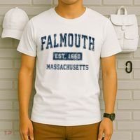 Falmouth Massachusetts Ma Vintage Sports T-Shirt thumb 6