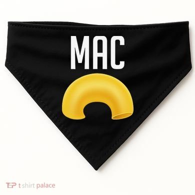 Funny Matching Macaroni And Cheese Halloween Costume Gift USA-Made Doggie Bandana