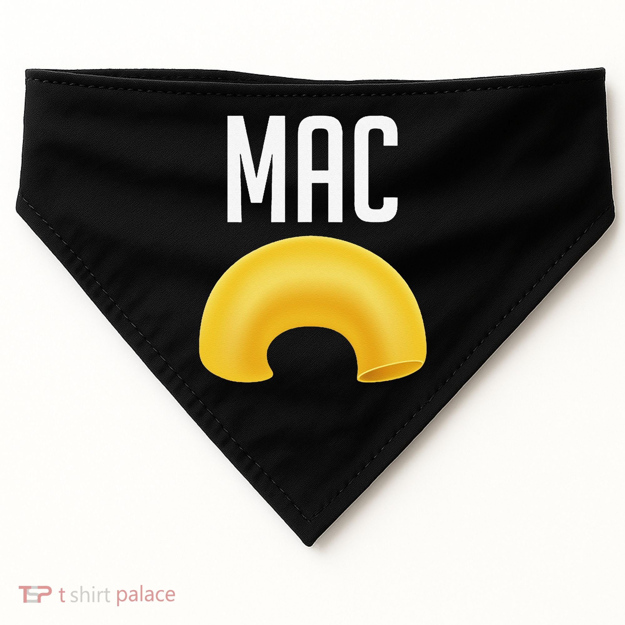 Funny Matching Macaroni And Cheese Halloween Costume Gift USA-Made Doggie Bandana