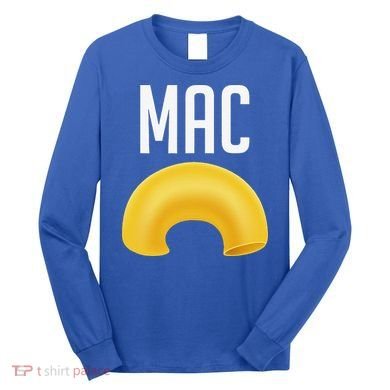 Funny Matching Macaroni And Cheese Halloween Costume Gift Long Sleeve Shirt