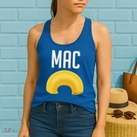 Funny Matching Macaroni And Cheese Halloween Costume Gift Women's Tank Top thumb 2
