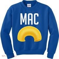 Funny Matching Macaroni And Cheese Halloween Costume Gift Kids Sweatshirt thumb 0