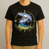 Fish Mahi Mahi Tuna Kingfish Nautical Heritage Fishing Gift T-Shirt thumb 3