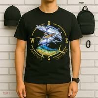 Fish Mahi Mahi Tuna Kingfish Nautical Heritage Fishing Gift T-Shirt thumb 6