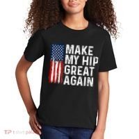 Funny Make My Hip Great Again Broken Hip Surgery Recovery Kids T-Shirt thumb 2