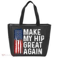 Funny Make My Hip Great Again Broken Hip Surgery Recovery Tote Bag thumb 0