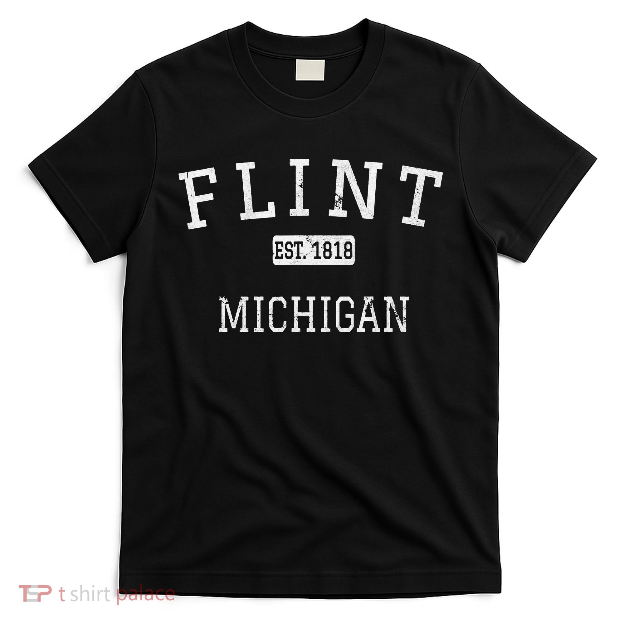 Flint Michigan MI Vintage stage athletic style T-Shirt