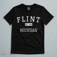 Flint Michigan MI Vintage stage athletic style T-Shirt thumb 5