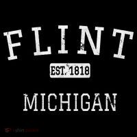 Flint Michigan MI Vintage stage athletic style T-Shirt thumb 7
