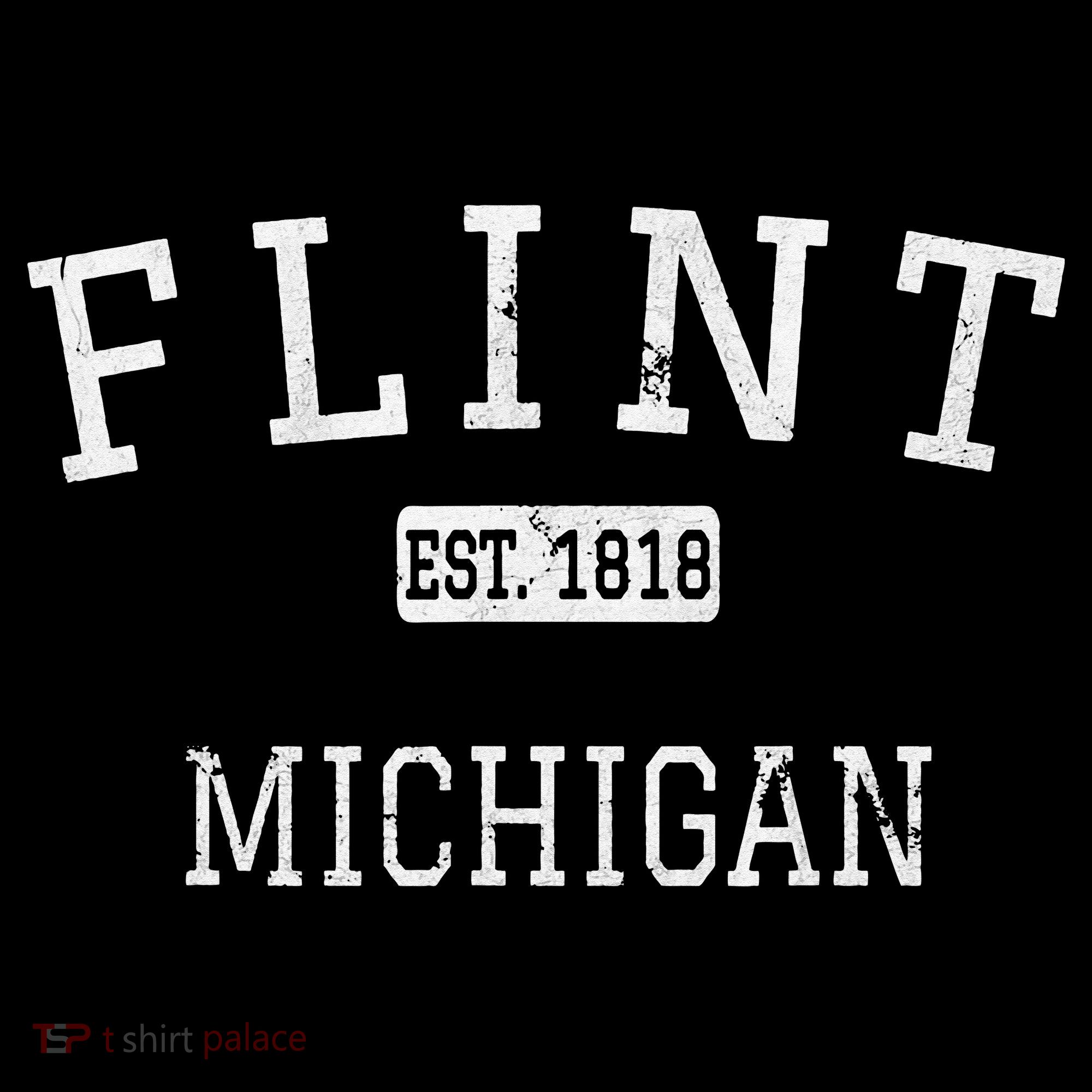 Flint Michigan MI Vintage stage athletic style T-Shirt