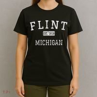 Flint Michigan Mi Vintage T-Shirt thumb 4