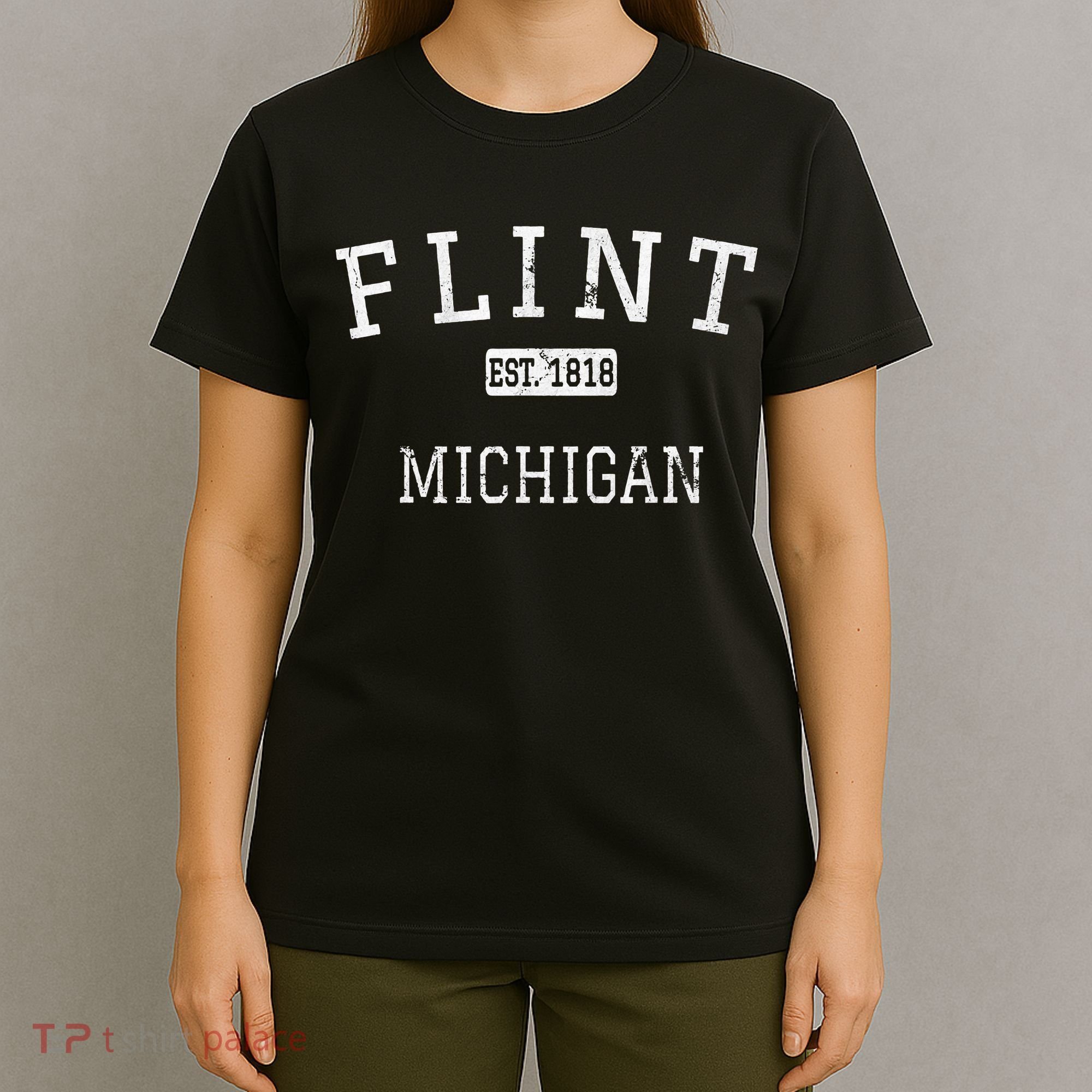 Flint Michigan Mi Vintage T-Shirt