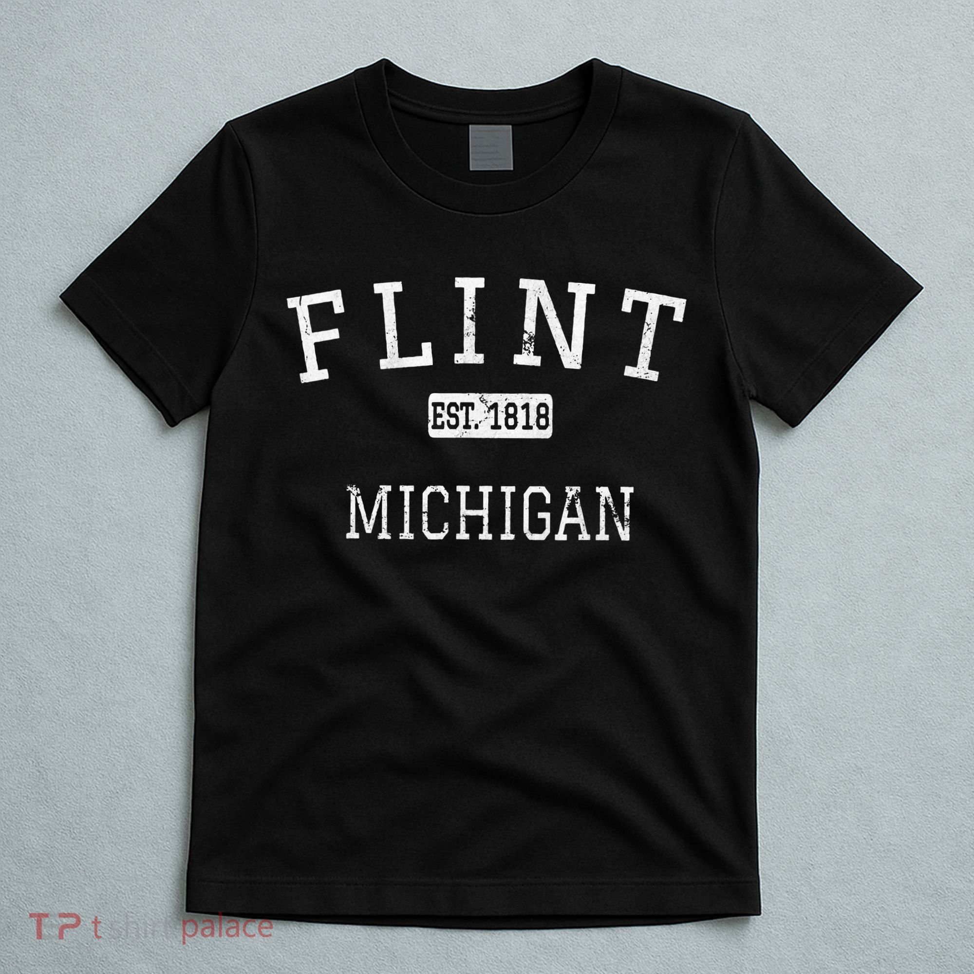 Flint Michigan Mi Vintage T-Shirt