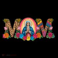 Floral Mom Mother Mary Leopard Rainbow Pattern Toddler Hoodie thumb 2