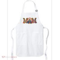 Floral Mom Mother Mary Leopard Rainbow Pattern Apron thumb 0