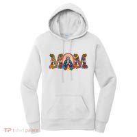 Floral Mom Mother Mary Leopard Rainbow Pattern Women's Hoodie thumb 0