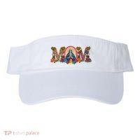 Floral Mom Mother Mary Leopard Rainbow Pattern Visor thumb 0