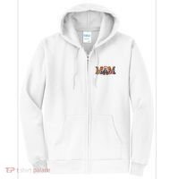 Floral Mom Mother Mary Leopard Rainbow Pattern Full Zip Hoodie thumb 0