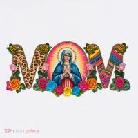 Floral Mom Mother Mary Leopard Rainbow Pattern Full Zip Hoodie thumb 2