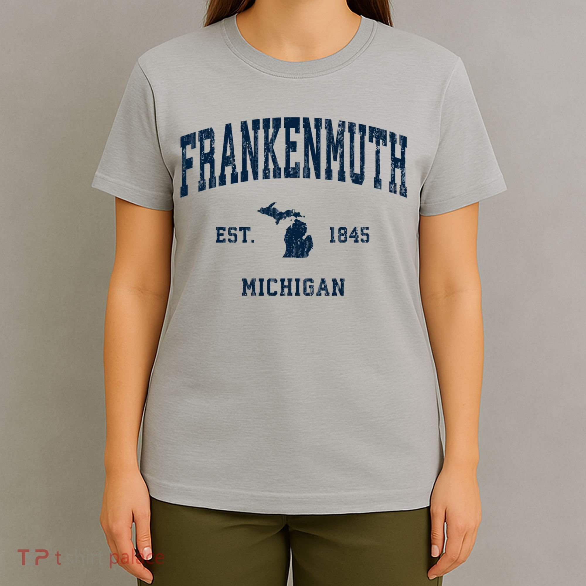 Frankenmuth Michigan Mi Vintage Athletic T-Shirt