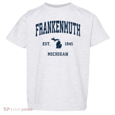Frankenmuth Michigan Mi Vintage Athletic Toddler T-Shirt