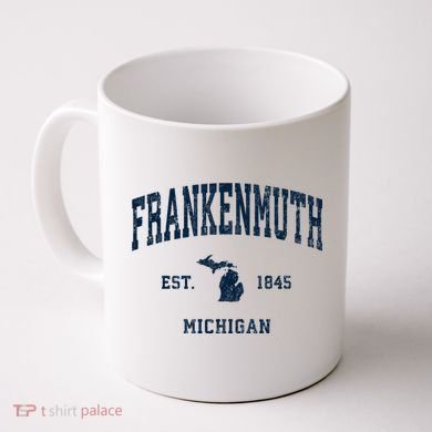 Frankenmuth Michigan Mi Vintage Athletic Coffee Mug