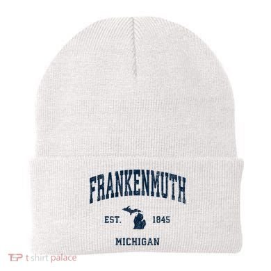 Frankenmuth Michigan Mi Vintage Athletic Beanie